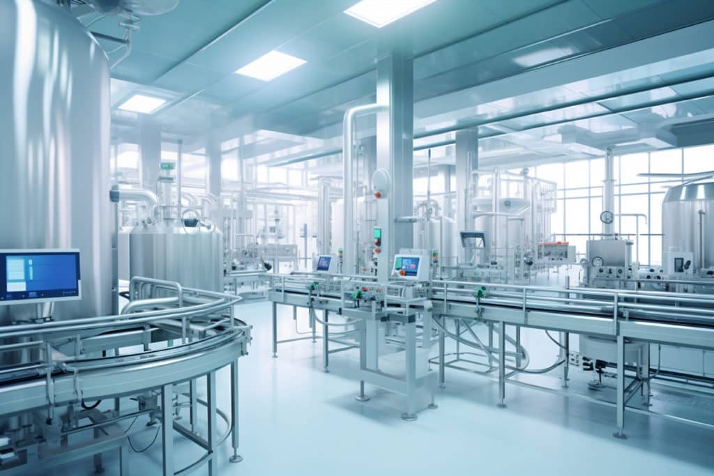 visuel illustrant le concept d'entreprise informatique industrielle